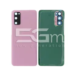 Coque Arrière Rose + Verre Caméra Samsung S20 (SM-G980 - G981) | 5G-M