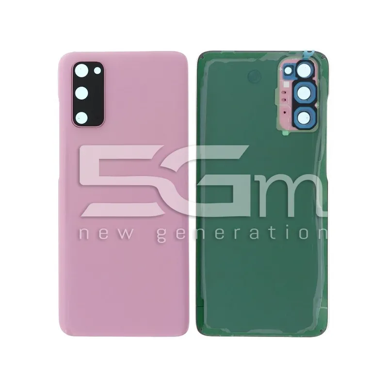 Coque Arrière Rose + Verre Caméra Samsung S20 (SM-G980 - G981) | 5G-M