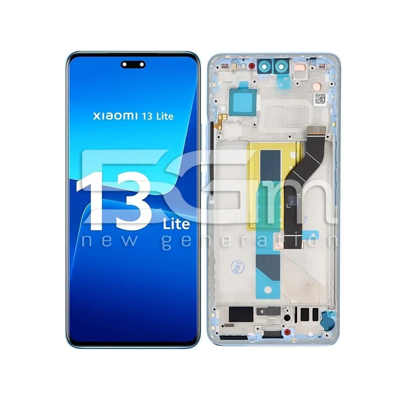 Display Touch + Frame Blu Xiaomi 13 Lite (PULLED) | Store Online 5G-M