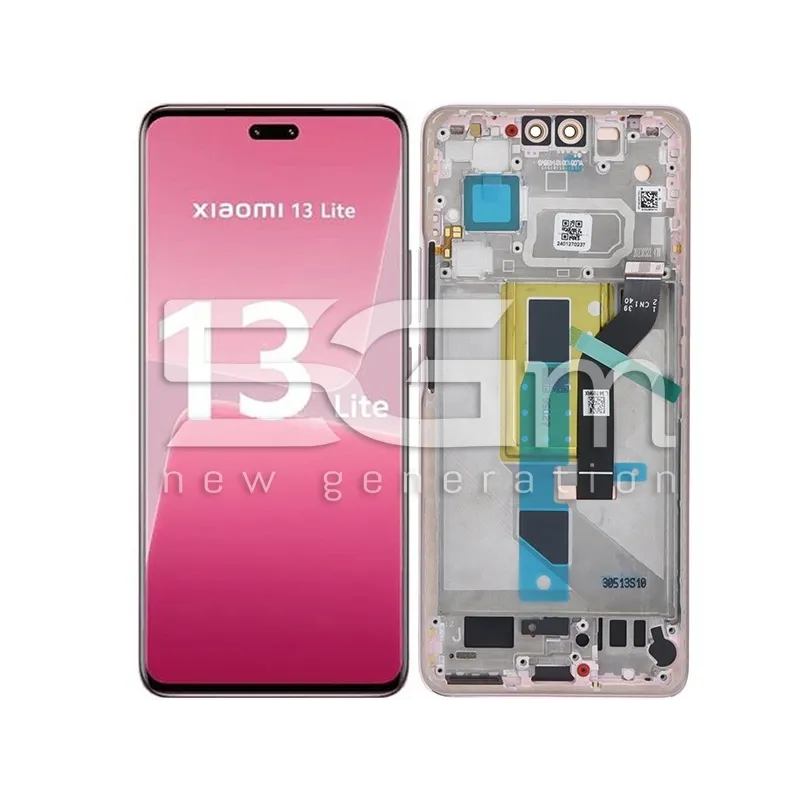 Display Touch + Frame Pink Xiaomi 13 Lite (PULLED) | Store Online 5G-M