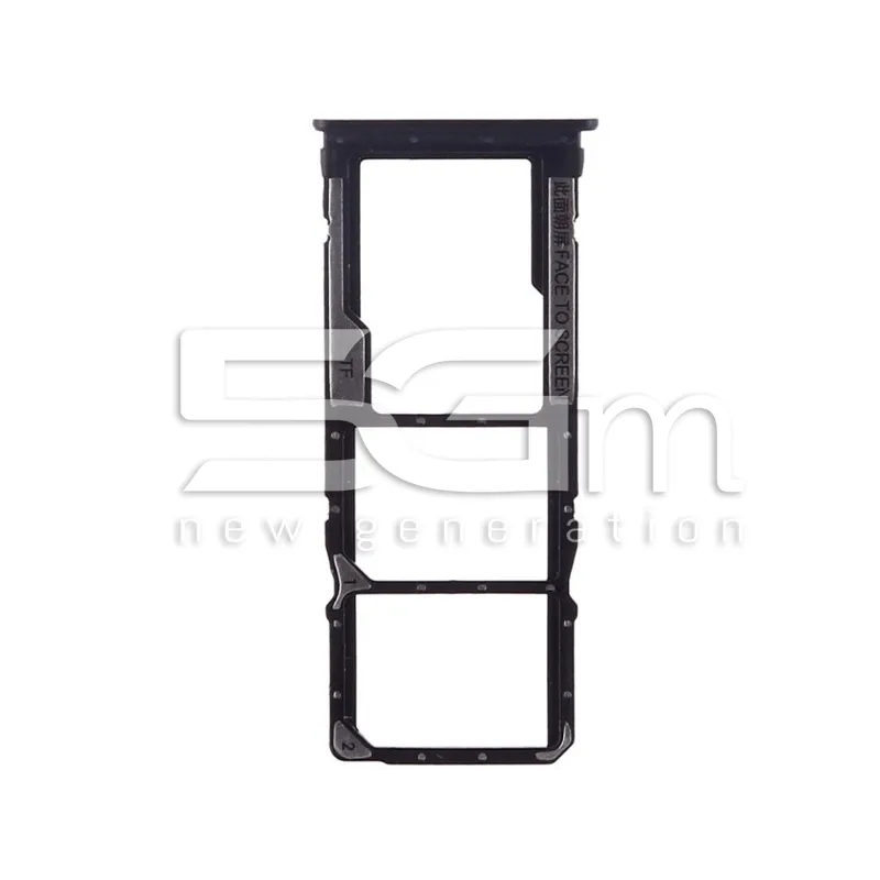 Tiroir Double Carte SIM + Micro SD Noir Xiaomi Redmi 7 | 5G-M