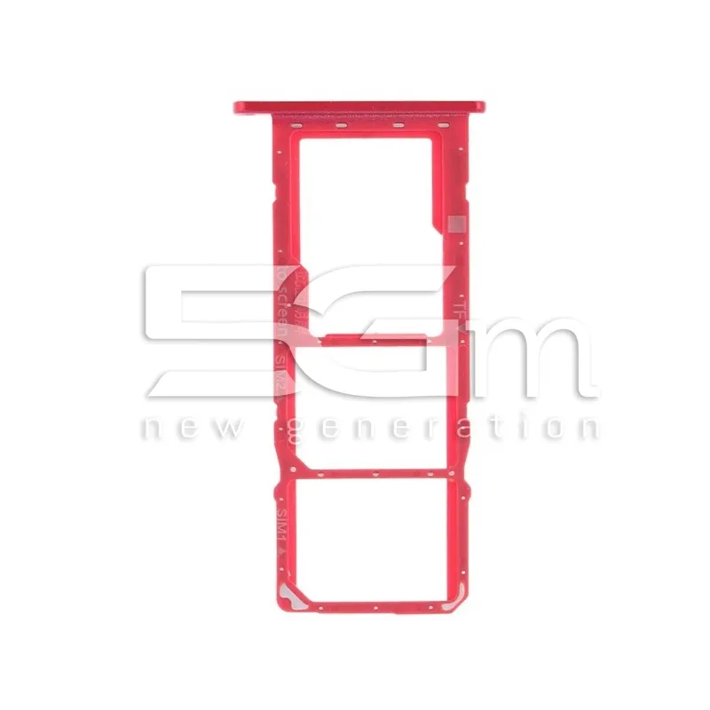 SIM-Kartenhalter + Micro SD Rot Huawei Y7 2019 | 5G-M