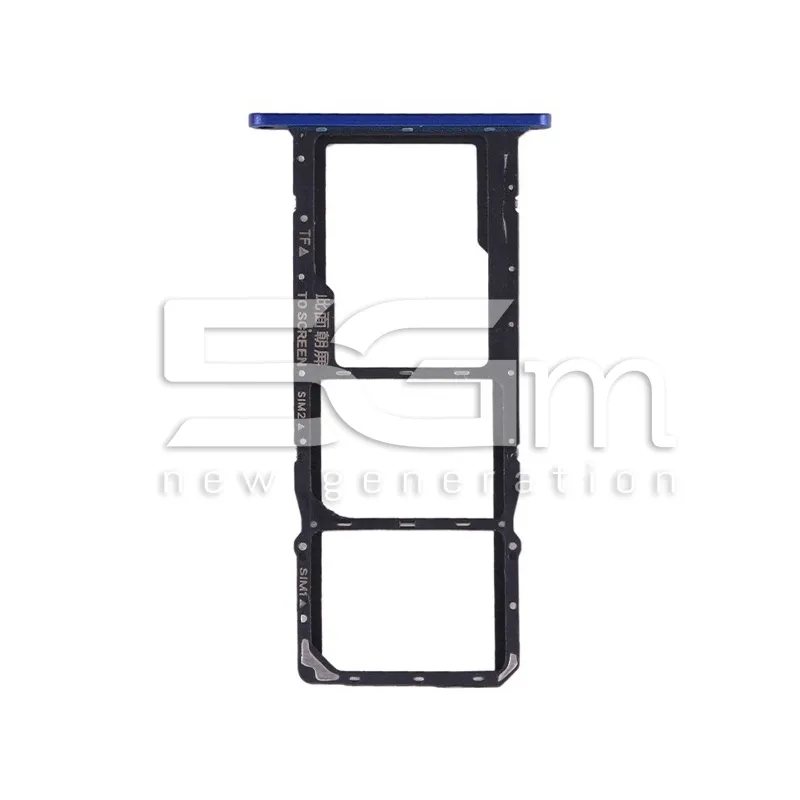 Tiroir Carte SIM + Micro SD Bleu Huawei Y5 2019 | 5G-M