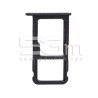 Supporto Sim Card + Micro SD Nero Huawei P8 Lite 2017