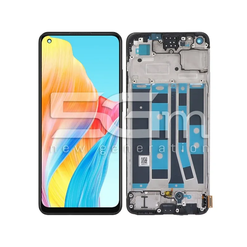 Display Touch + Rahmen Schwarz OPPO A78 4G (OLED) | 5G-M