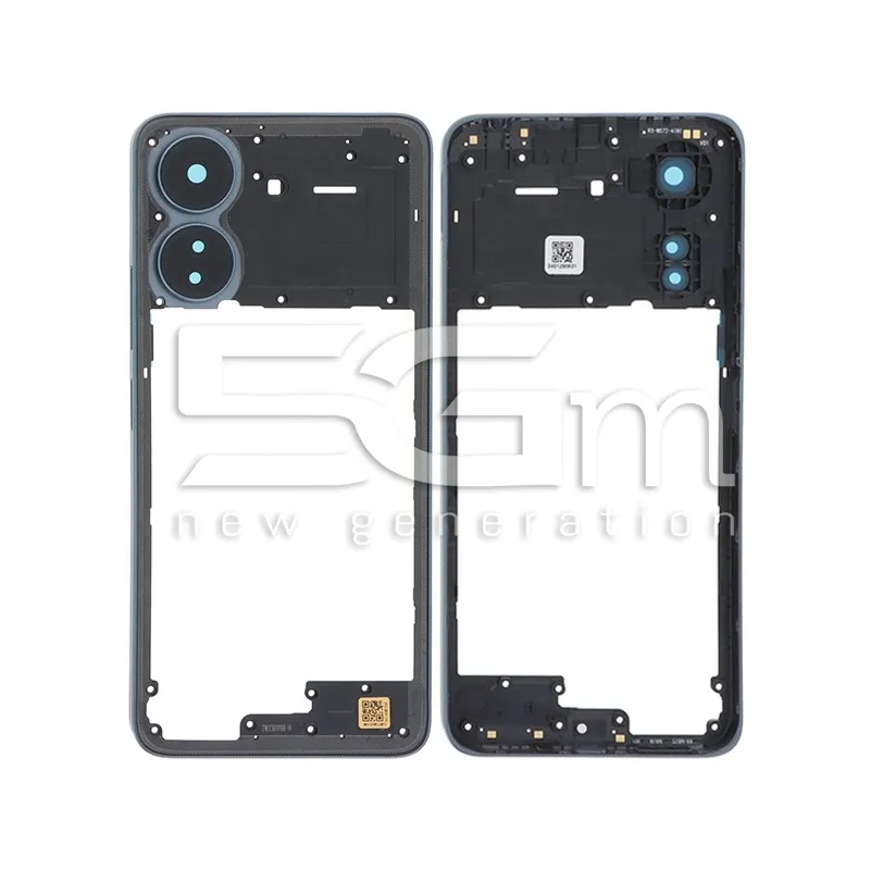 Middle Frame Navy Blue + Vetrini Camera Posteriore Xiaomi Redmi 13C | Store Online 5G-M