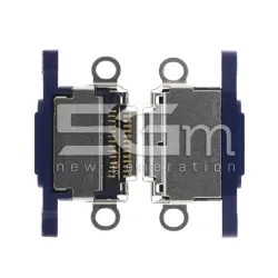 Oplaadconnector Titanium Blauw iPhone 15 Pro - 15 Pro Max | 5G-M