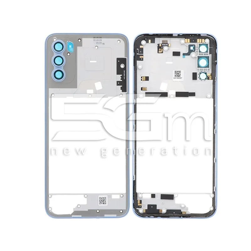 Middle Frame Arctic Blue Moto G71 5G