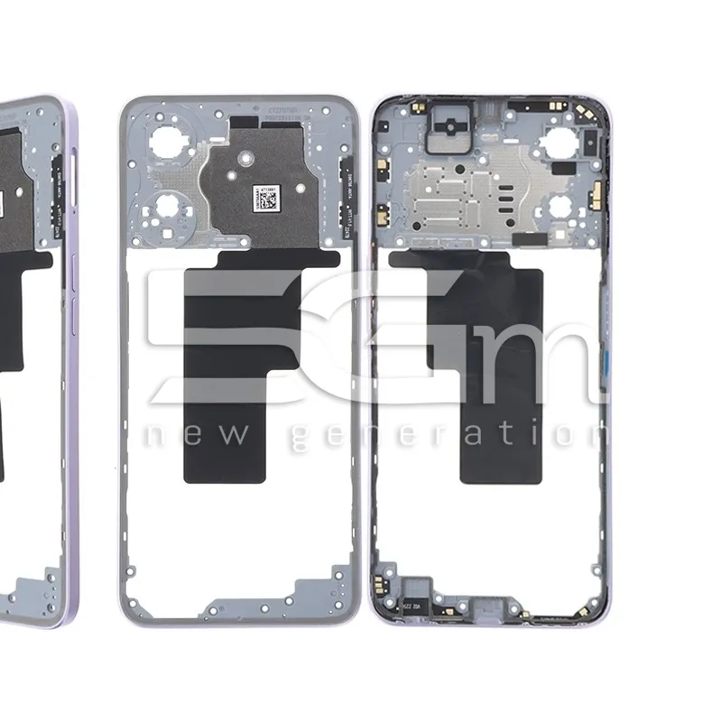 Cadre Central Violet Brillant OPPO A78 5G | 5G-M