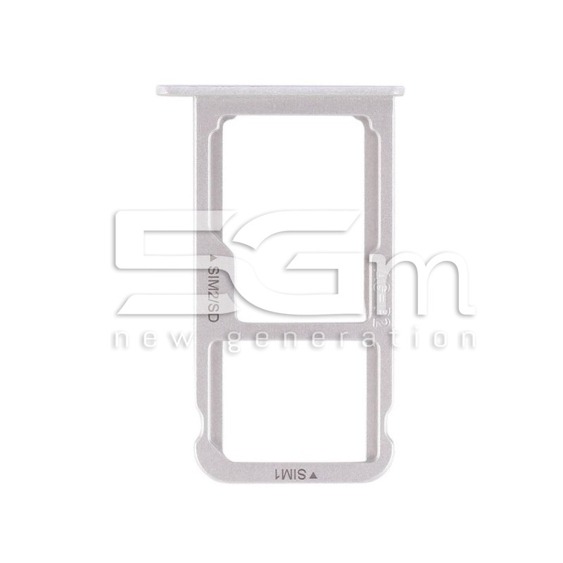Supporto Sim Card + Micro SD Bianco Huawei P9 Plus