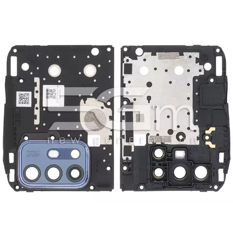 TOP Cover + Vetrino Camera Posteriore Breeze Blue Moto G20