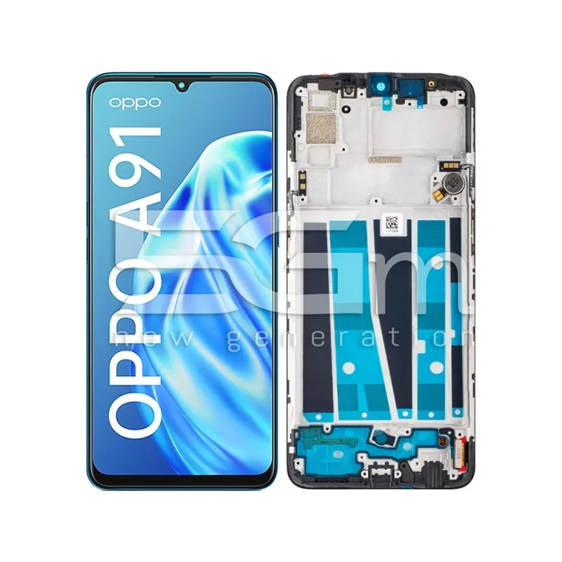 Écran Tactile + Cadre Noir OPPO A91 Ori | 5G-M.com