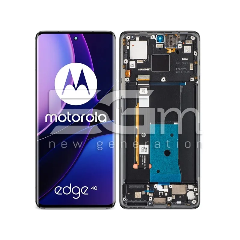 Display Touch + Frame Eclipse Black Moto Edge 40 Ori | Store Online 5G-M