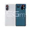 Rear Cover White + Camera Lens Xiaomi Pocophone F3 5G No Logo