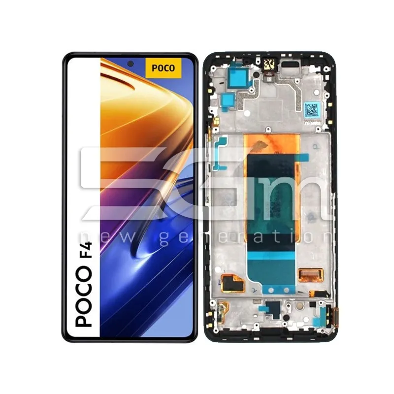 Érintőkijelző + Fekete Keret Xiaomi Poco F4 Ori | 5G-M Webáruház