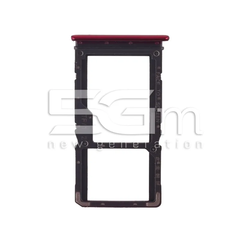 Supporto Sim Card + Micro SD Rosso Xiaomi Redmi Note 7 | Store Online 5G-M