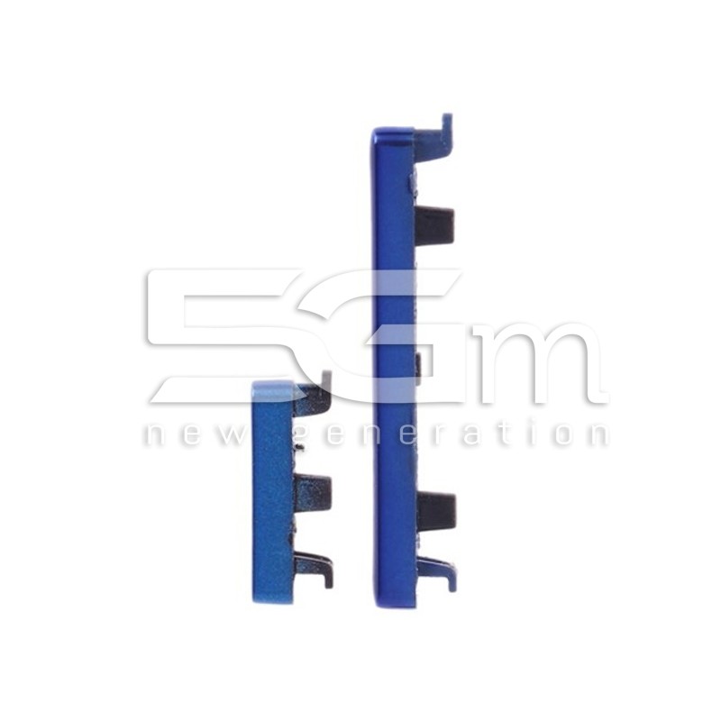 Power Button + Volume Side Keys Blue Xiaomi Redmi Note 7