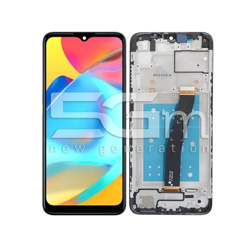 Érintőkijelző + Keret Fekete Alcatel 3L 2021 (IPS) | 5G-M Online Áruház