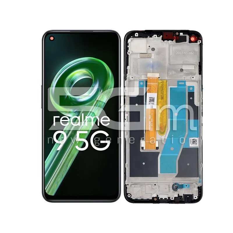 Écran Tactile + Châssis Noir Realme 9 5G (IPS) | 5G-M.com