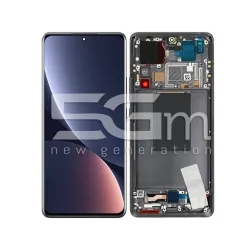Érintőképernyő + Keret Fekete Xiaomi 12 Pro Ori | 5G-M Webáruház