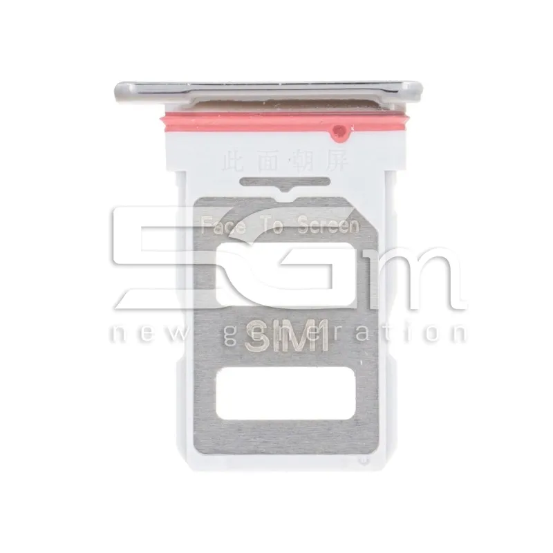 Tiroir de Carte SIM Moonlight Silver Xiaomi Poco F3 | 5G-M