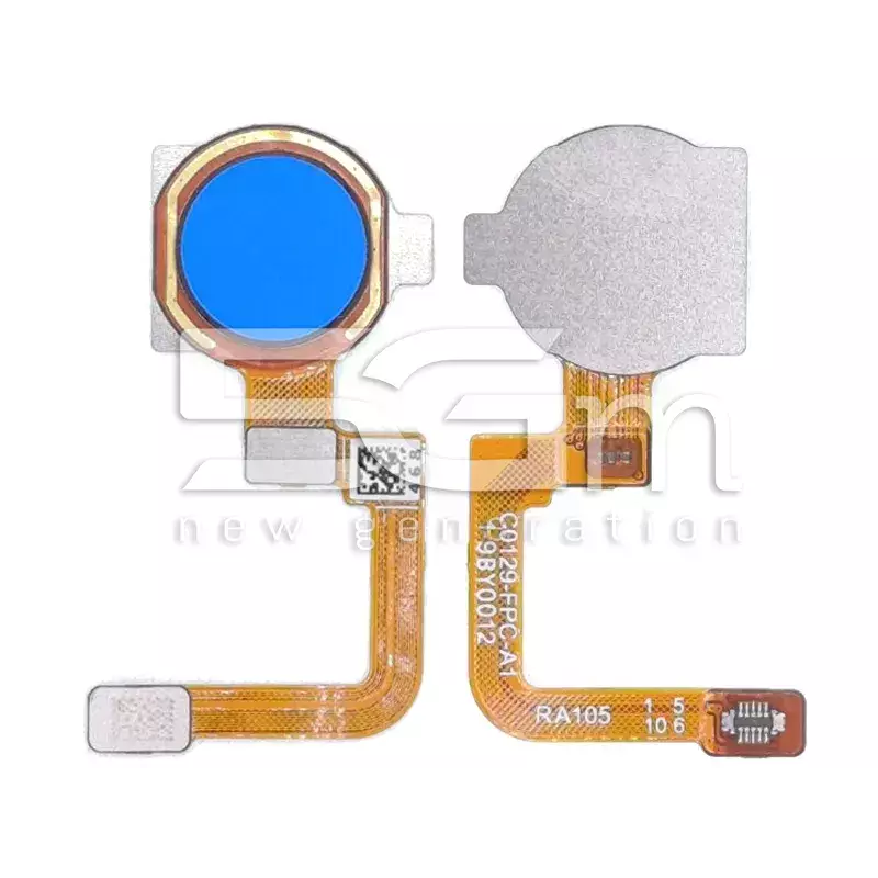 Fingerprint Crystal Blue Flex Cable Realme 5