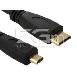 Adattatore Mini HDMI maschio a Micro HDMI 1m