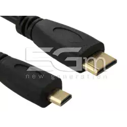 Mini HDMI Male to Micro HDMI Male Adapter Cable 1m