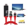 Cable USB 3.1 Type-C to HDMI MHL 4K Smartphone to TV Transmitter | Loja Online 5G-M