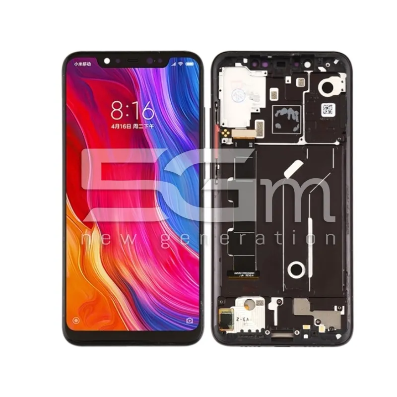 Display Touch Nero + Frame Xiaomi Mi 8 (CG) | Store Online 5G-M
