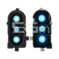 Vitre Caméra Arrière + Cadre Noir Xiaomi Mi 8 | 5G-M.com