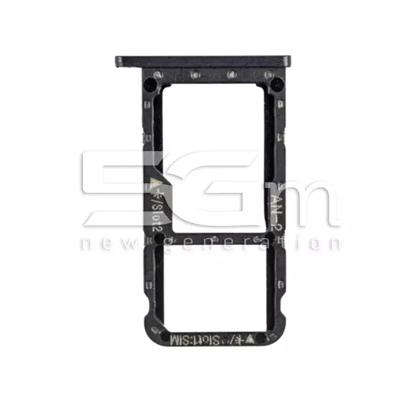 Supporto Sim Card Midnight Black Huawei P20 Lite Ane-LX1