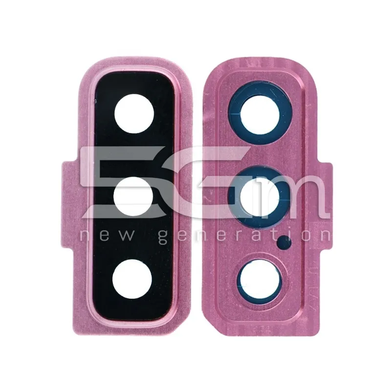Vitre Caméra Arrière + Cadre Pink Samsung A7 2018 | 5G-M