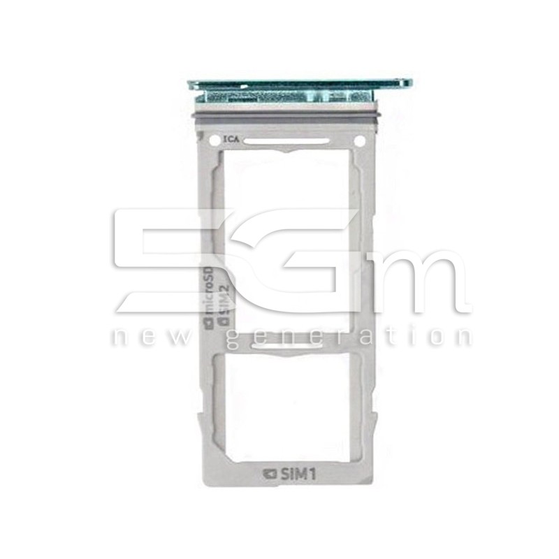 Supporto Dual Sim Card + Micro SD Prism Green Samsung SM-G975F S10 Plus Ori