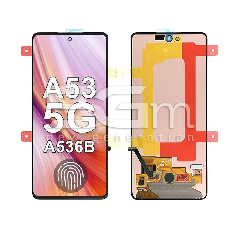 Érintőkijelző Fekete Samsung SM-A536 A53 5G Ori | 5G-M Online Áruház