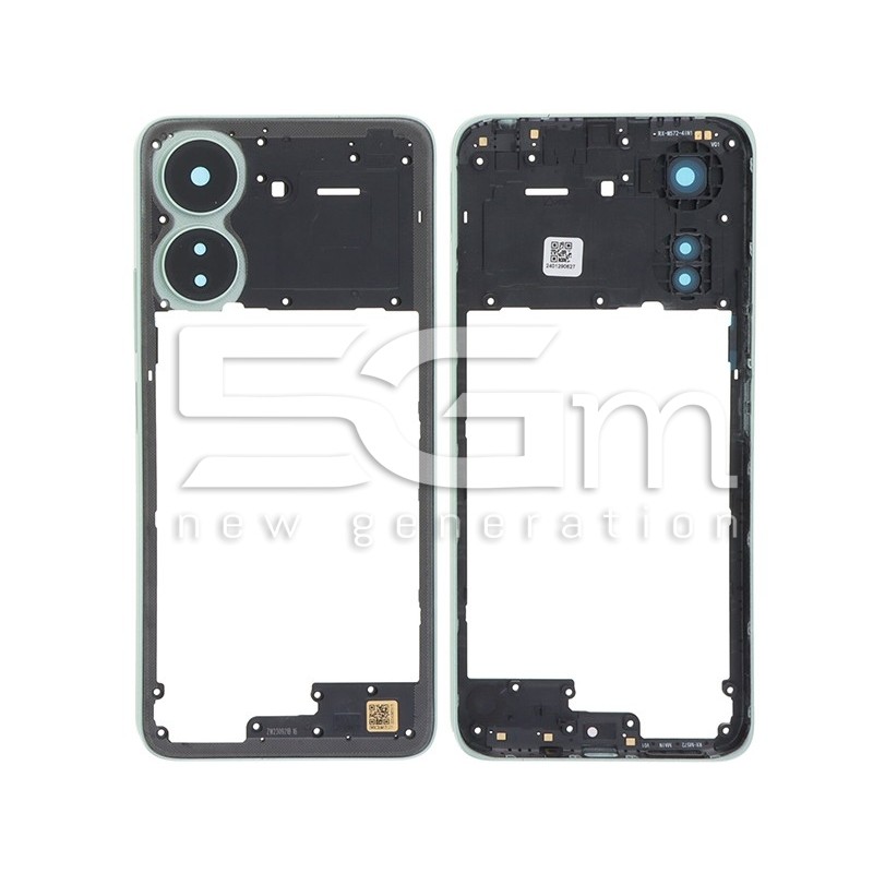 Middle Frame Clover Green + Vetrini Camera Posteriore Xiaomi Redmi 13C