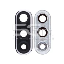 Vetrino Camera Posteriore 24MP + Frame Silver Huawei P30 Lite | Store Online 5G-M