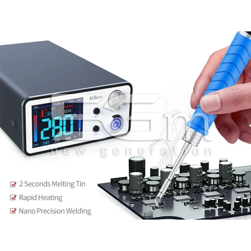 Aixun T3B Soldering Station + Handle T210 + 3 Tips
