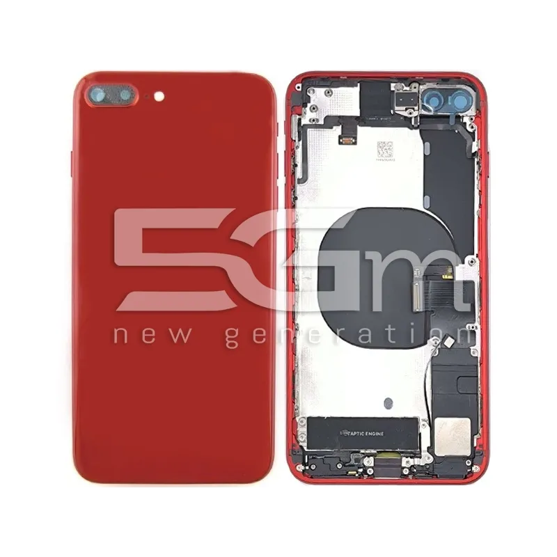 Retro Cover Red Full Parts iPhone 8 Plus No Logo | Store Online 5G-M
