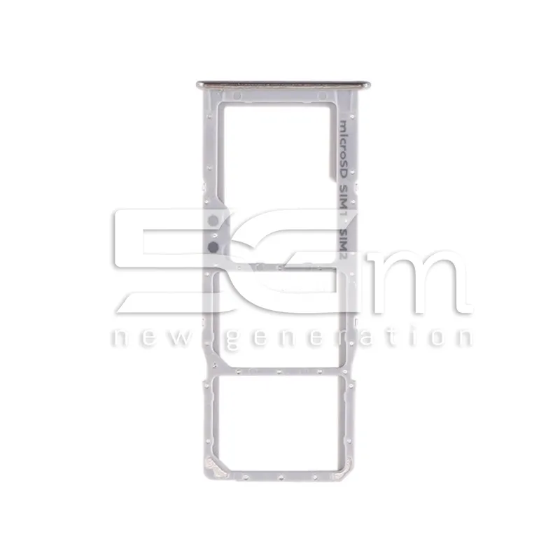 Dual SIM + Micro SD Halter Silber Samsung SM-A515 A51 | 5G-M.com