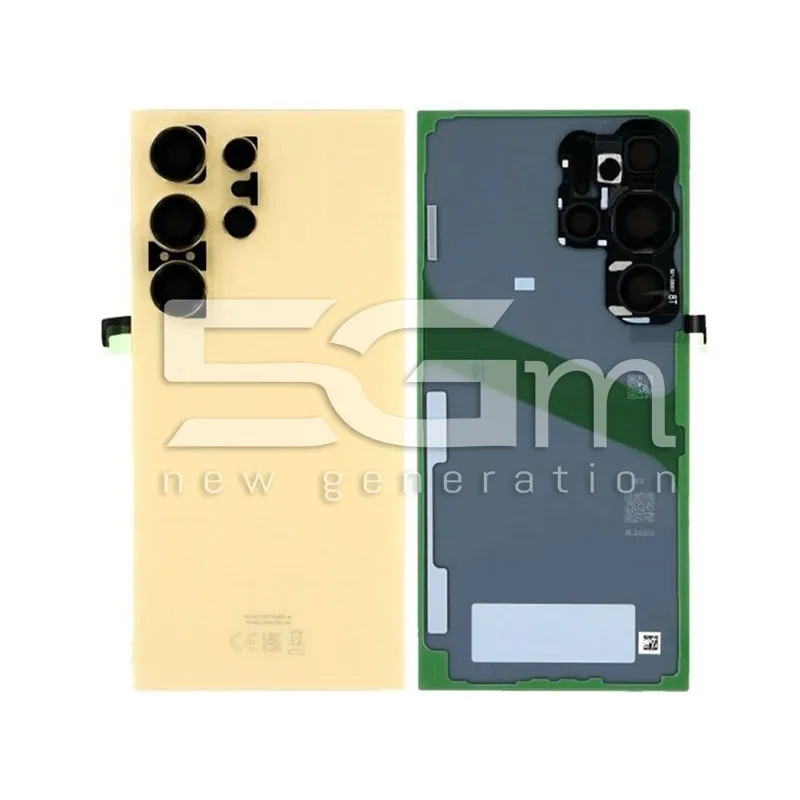 Retro Cover Titanium Yellow Samsung SM-S928 S24 Ultra 5G Ori