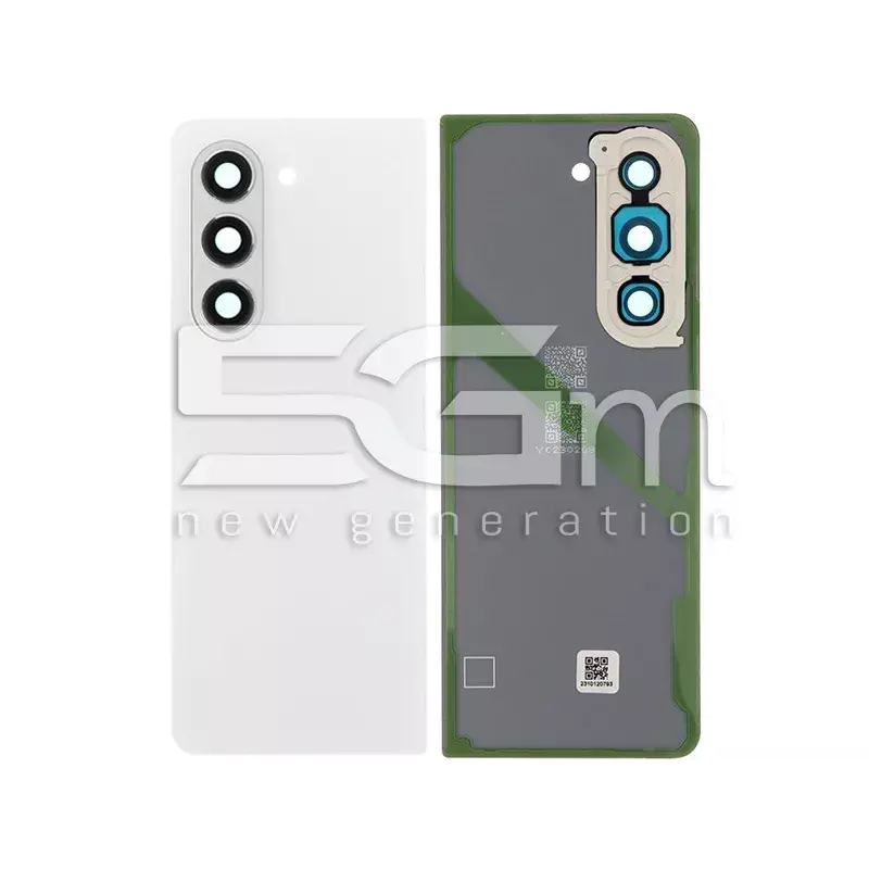 Retro Cover Grey Samsung SM-F946 Fold 5 No Logo
