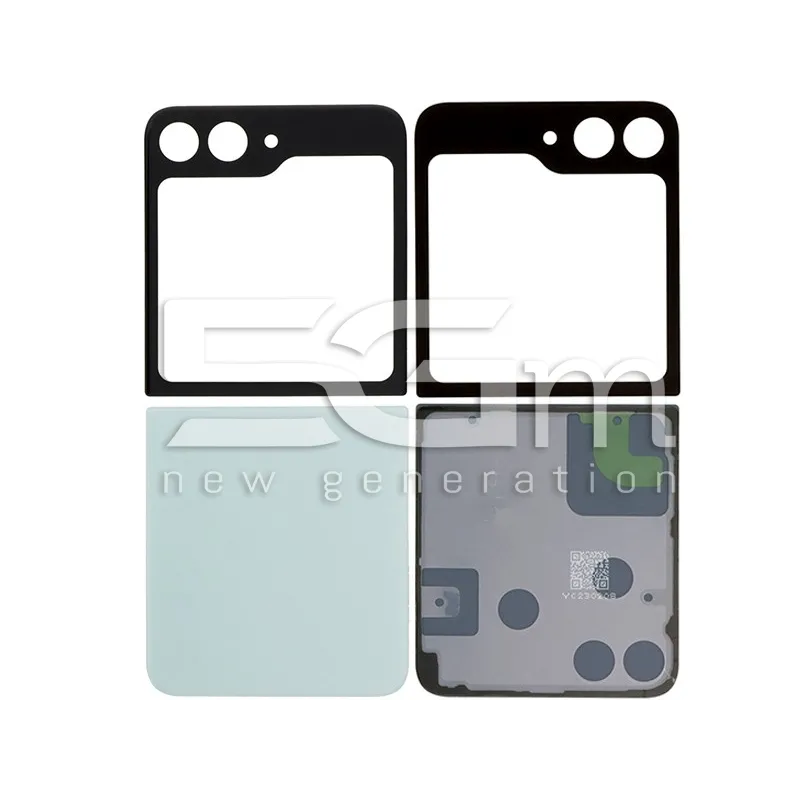 Coque Arrière Menthe Samsung SM-F731 Flip 5 Sans Logo | 5G-M.com