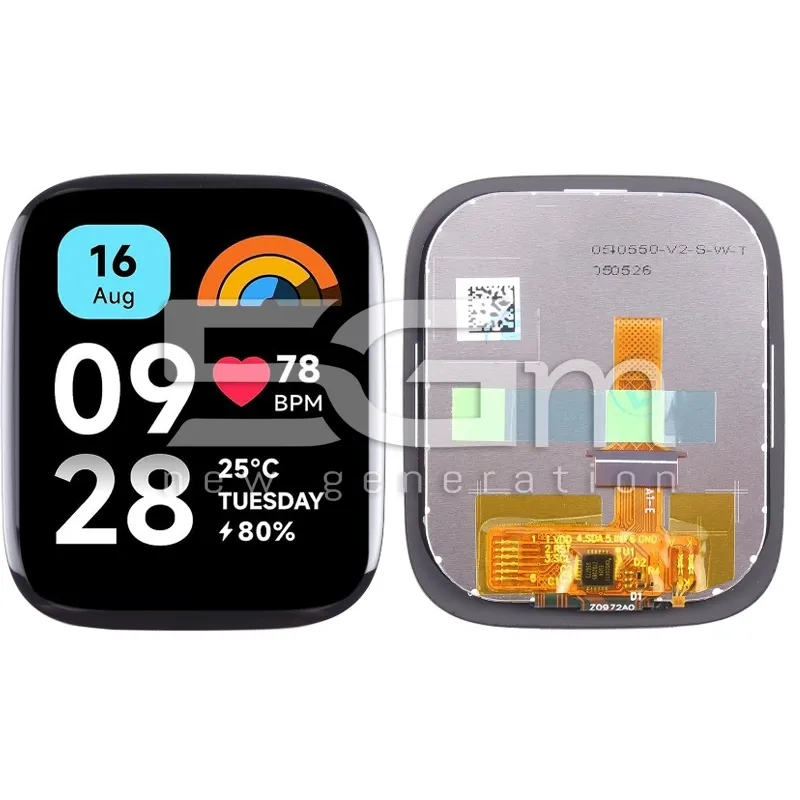Display Touch Nero Xiaomi Redmi Watch 3 Active | Store Online 5G-M