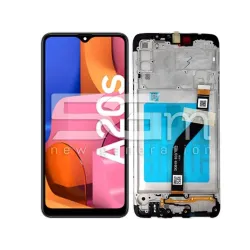 Дисплей Тъч + Рамка Черна Samsung SM-A207 A20S Ori | 5G-M