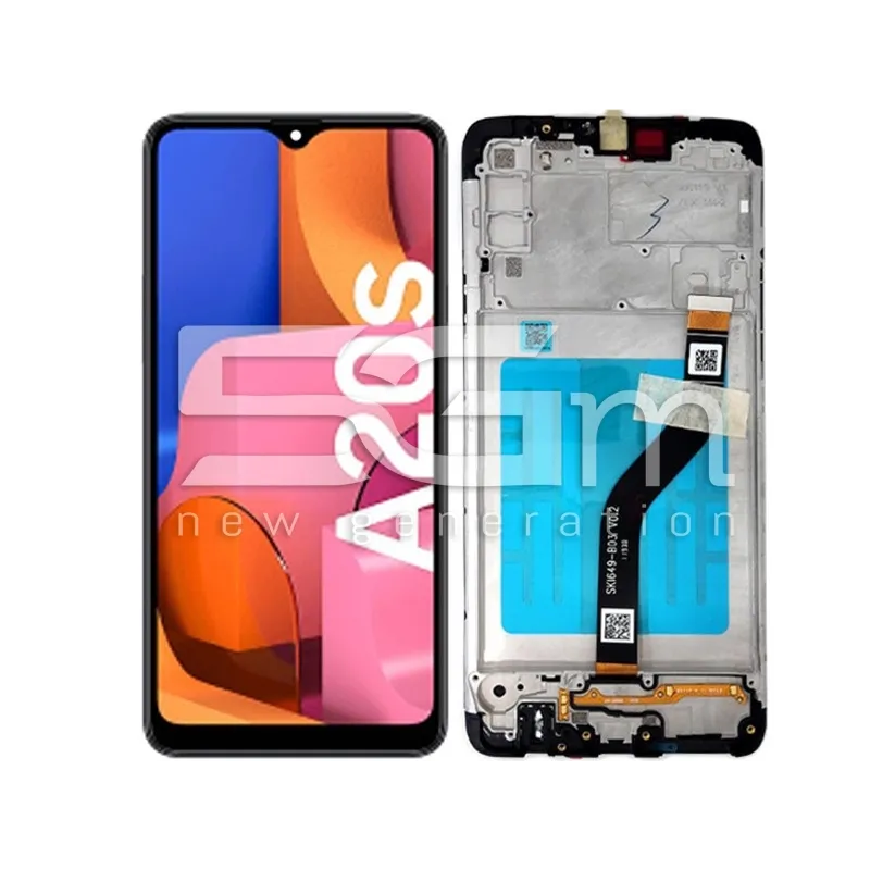 Display Touch + Frame Nero Samsung SM-A207 A20S Ori | Store Online 5G-M