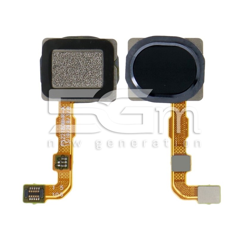 Fingerprint Black Flat Cable Samsung SM-A207 A20S