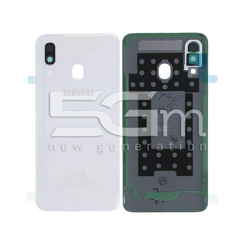 Retro Cover Bianco Samsung SM-A405F A40 Ori