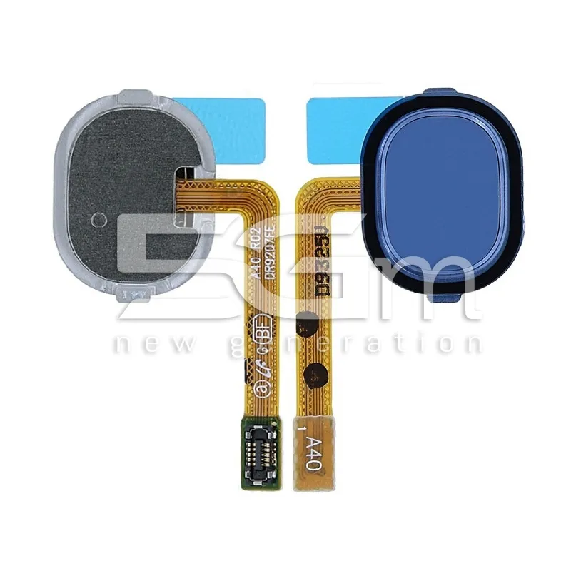 Fingerprint Flex Cable Blue Samsung SM-A405 A40 | Loja Online 5G-M