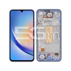 Display Touch + Frame Violet Samsung SM-A346 A34 5G Ori